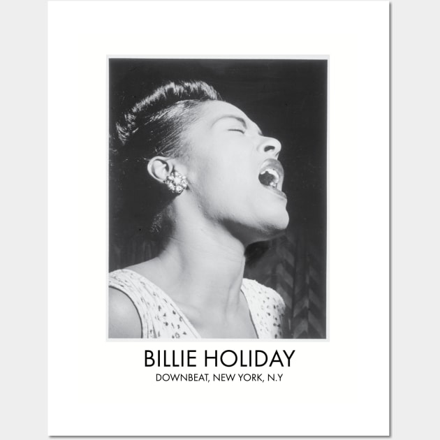 Billie Holiday, Black History, Black Woman Wall Art by UrbanLifeApparel